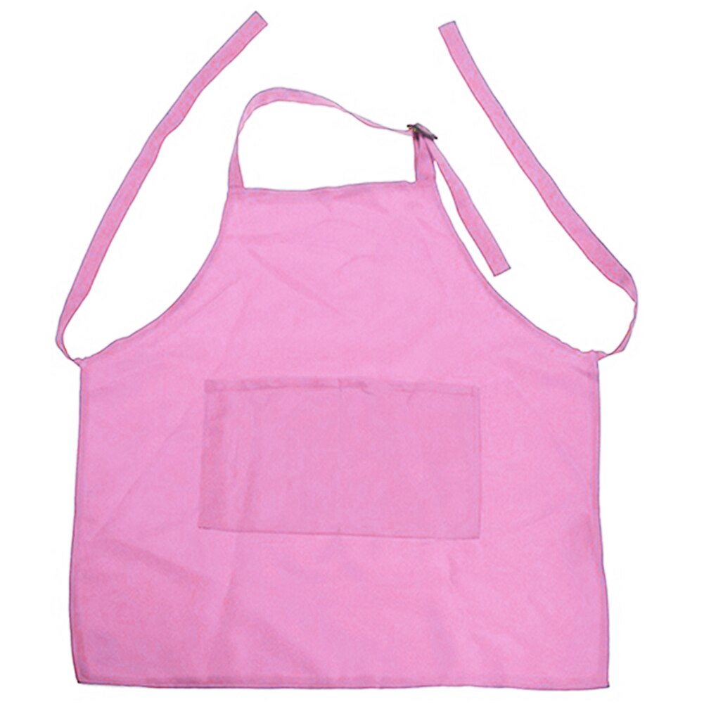 Kinderen Kid Koken Bakken Schilderen Koken Art Craft Plain Schort Pocket Bib