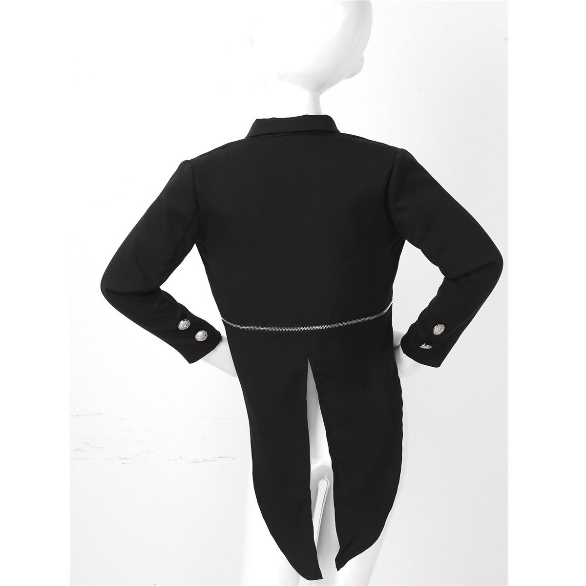 Traje de esmoquin para niños, chaqueta de manga larga, abrigos de golondrina para niño, traje Formal de actuación de , disfraz de Navidad