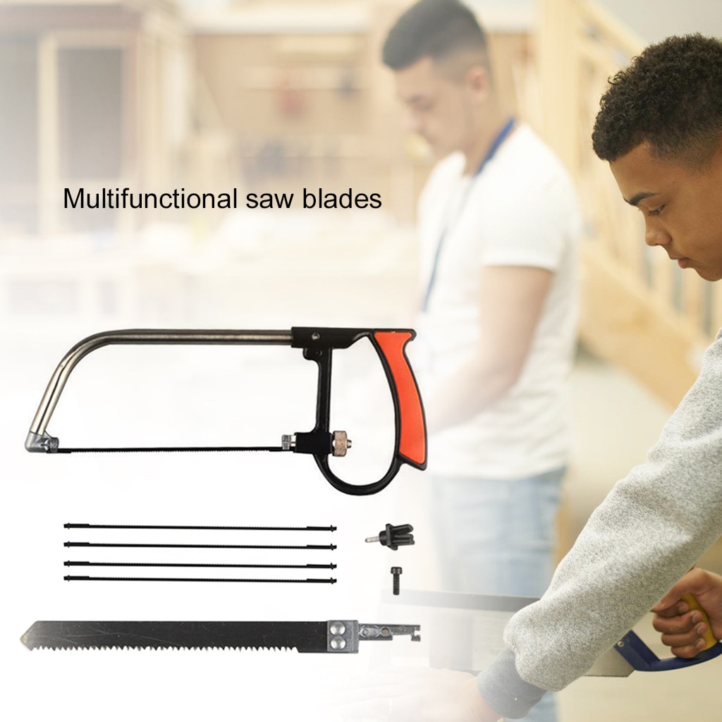 Mini Pak Handzaag 8Pc Magic Universele Handzaag Kit Multi Messen Ijzerzaag Hout Pvc Pijpen Metalen Cuting Voor Outdoor wilde Tool