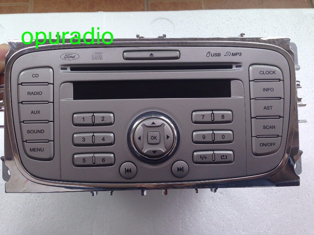 Origianl enkele disc cd radio CD1053 9M5T-18C939-JK met MP3 USB voor ford auto cd-speler
