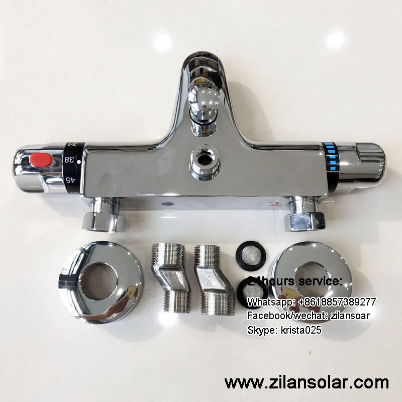 Thermostatic shower mixing valve