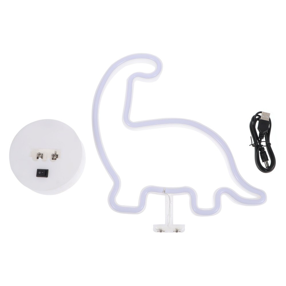 Desktop Green Night Light Acrylic LED Shaped Neon Light (Dual Use)