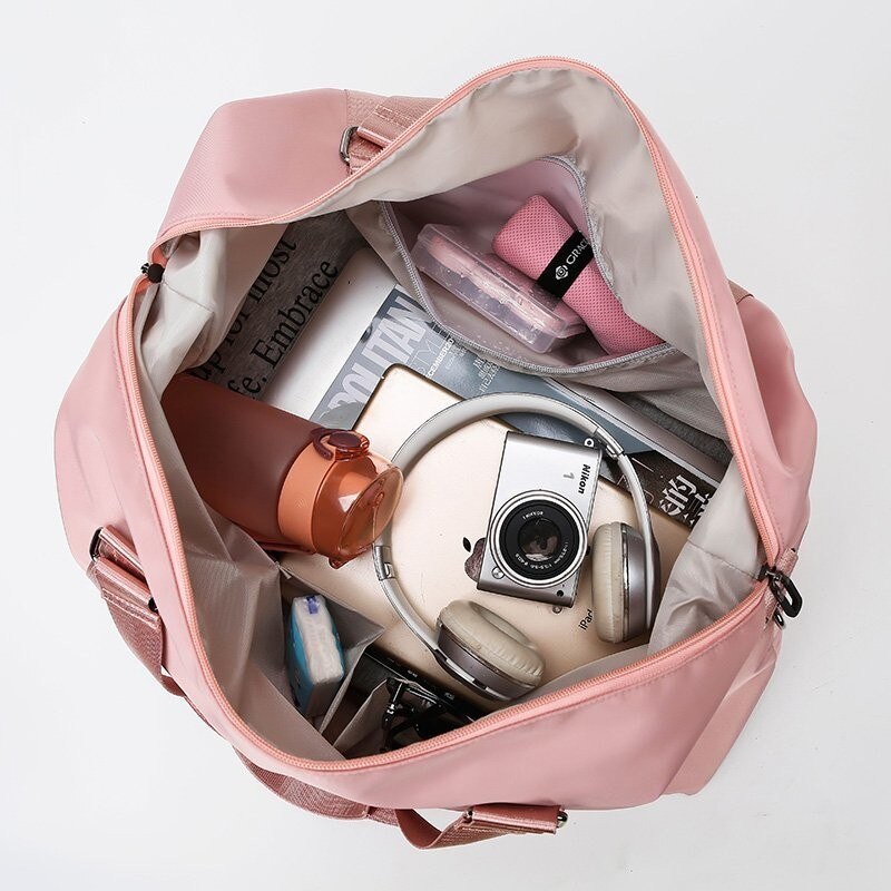 Moda duża torba podróżna kobiety kabina Tote Bag torebka nylonowa wodoodporna torba na ramię kobiety weekendowa torba na siłownię kobieta