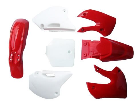 Bbr plast fender kits cover fuld set til bbr style dirt bike / pit bike