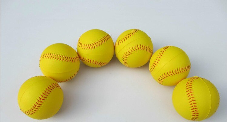 Suzakoo 2pcs Soft safety baseball softball sponge foam ball for children playing