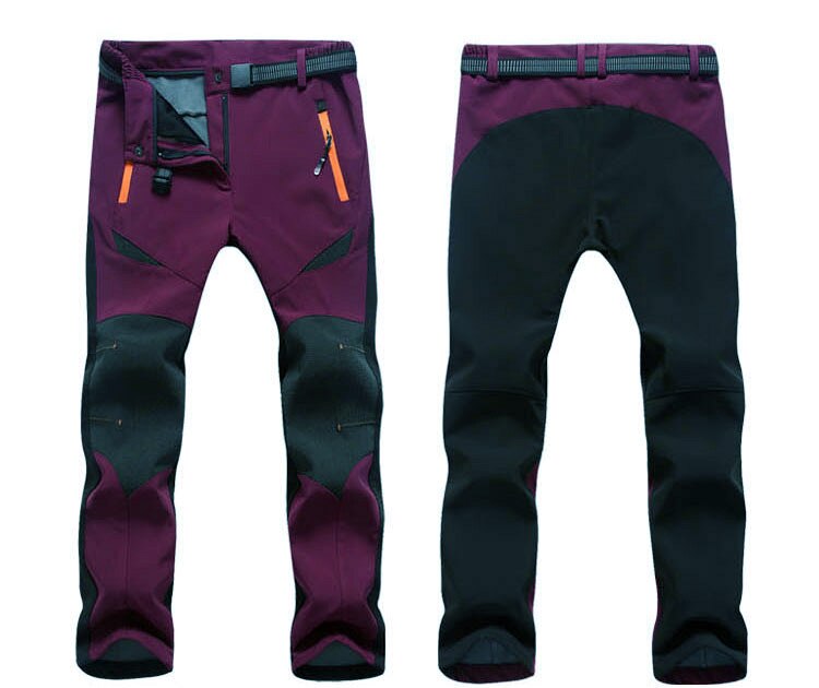 THE ARCTIC – pantalon de neige léger pour femme, imperméable, coupe-vent, et respirant, pour randonnée, escalade, hiver: wine red / XL