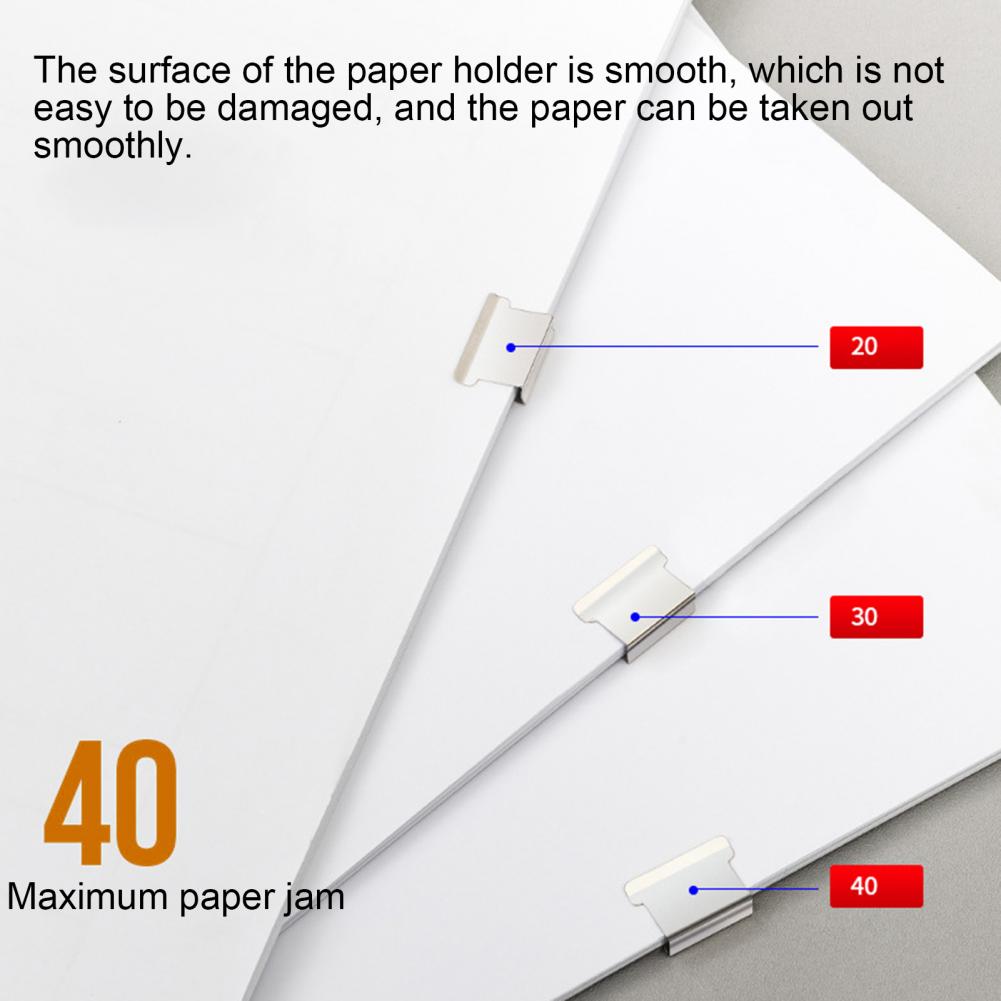 Portable Fixed File Pusher Paper Clipper School Clip Dispenser Office Supplies Office School Supplies