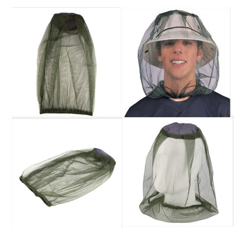 Utomhus anti mygga hatt bugg andas cap nät fiske hatt bee hålla insekter nät förebyggande cap mesh huvud täcka nät