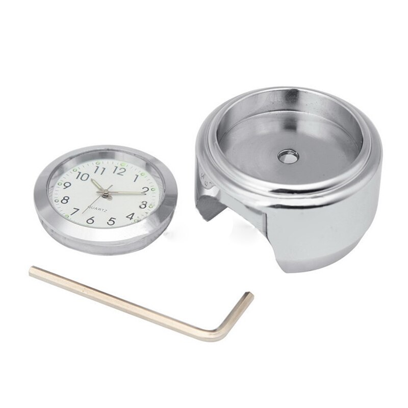Universele Waterdichte 7/8 Motorcycle Fietsstuur Mount Klok Horloge