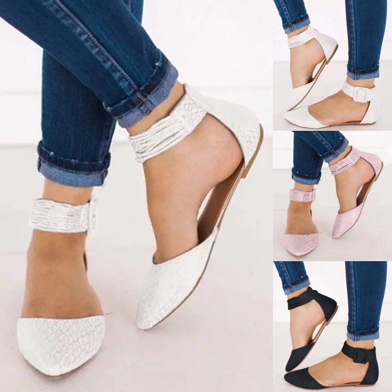 Flocking Shoes Women Spring Autumn Flat With Sandals Hollow Out Beach Footwear Shallow Shoes Ladies Casual Shoes
