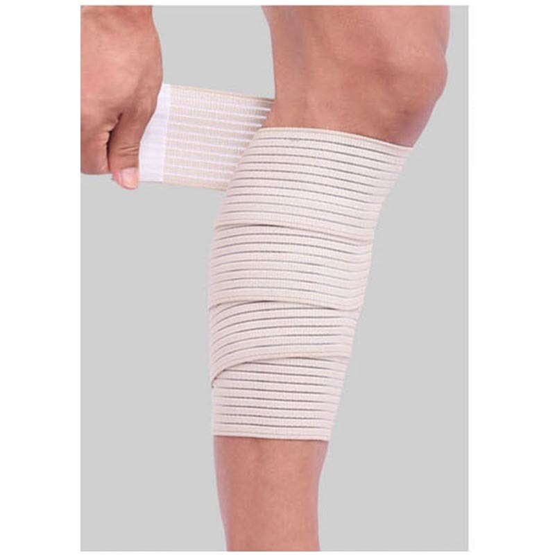 Bande de soutien pour le Sport, 90cm, protège-tibia, genouillères, bas de jambe, basket-ball, multi-usages, pour hommes et femmes: Nude