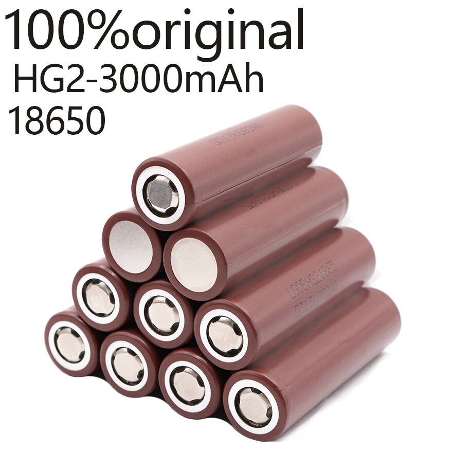 2-20PCS HG2 18650 3000mAh Battery 3.7V30a High Discharge 18650 Rechargeable Batteries for HG2 18650 Flashlight Tools Battery