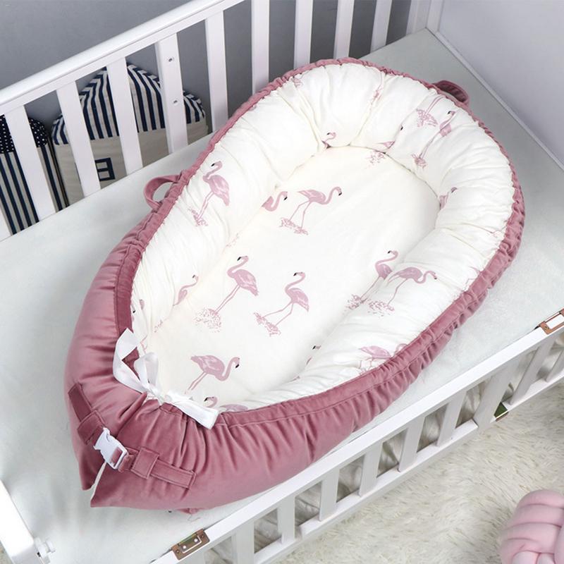 Nueva cuna portátil para bebé, cuna para recién nacido, cuna plegable de viaje para bebé, nido para dormir, cama