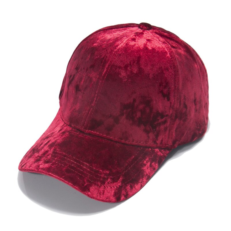 Casquette de Baseball en velours doré pour hommes et femmes, casquette coupe-vent de couleur unie