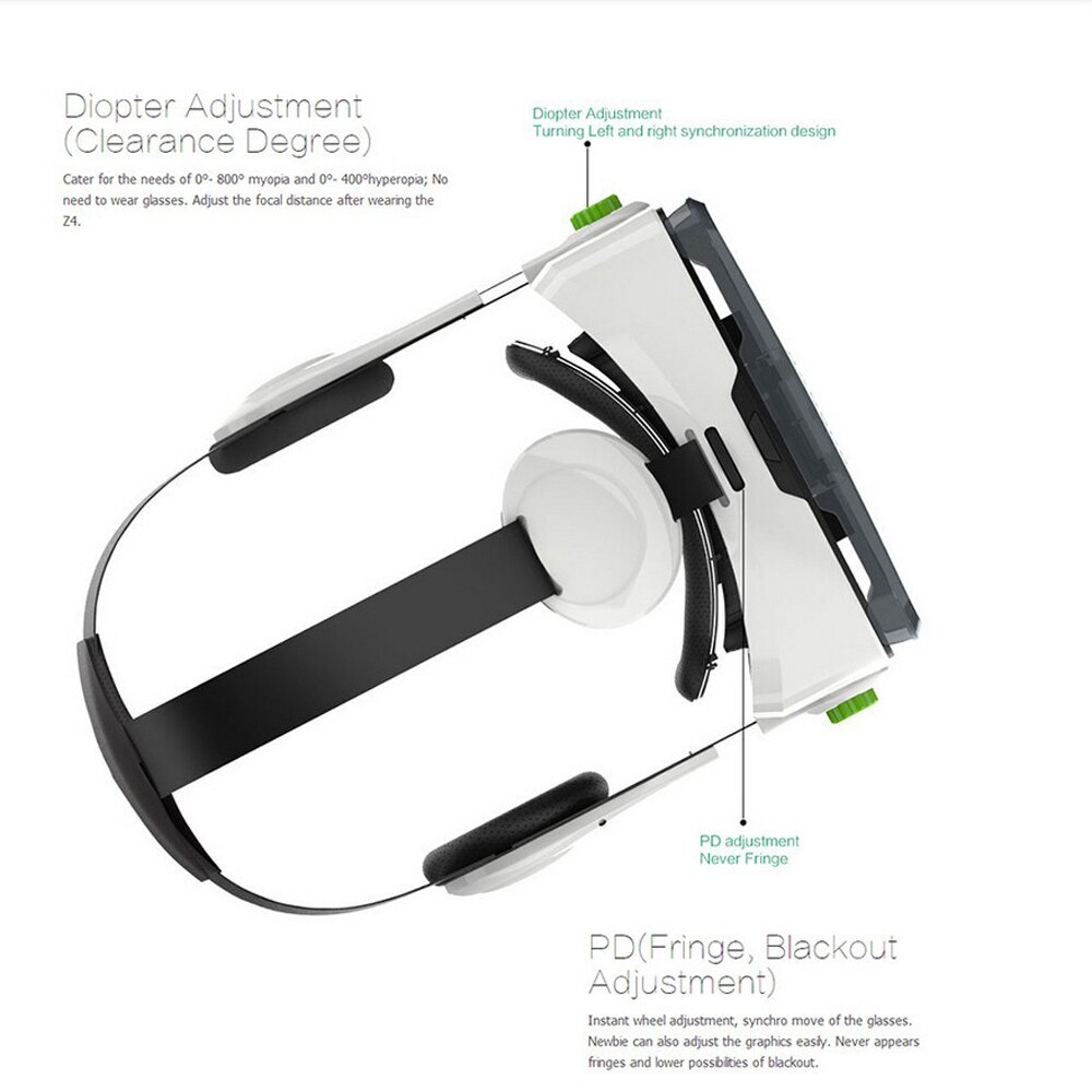 Bobovr z4 óculos de realidade virtual 3d, vr headset 3d óculos vr jogo vr4.0-6.0 polegadas para xiaomi iphone 8 11 max 5g