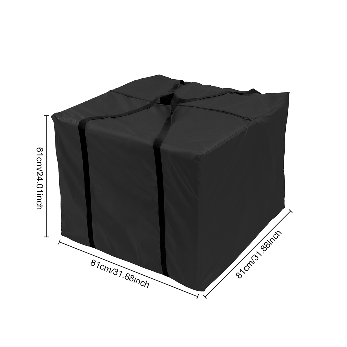 Meubelkussen Opbergtas Waterdicht 210D Oxford Doek Buiten Tuin Kerstboom Organisator Beschermhoes Stofdicht: Paars