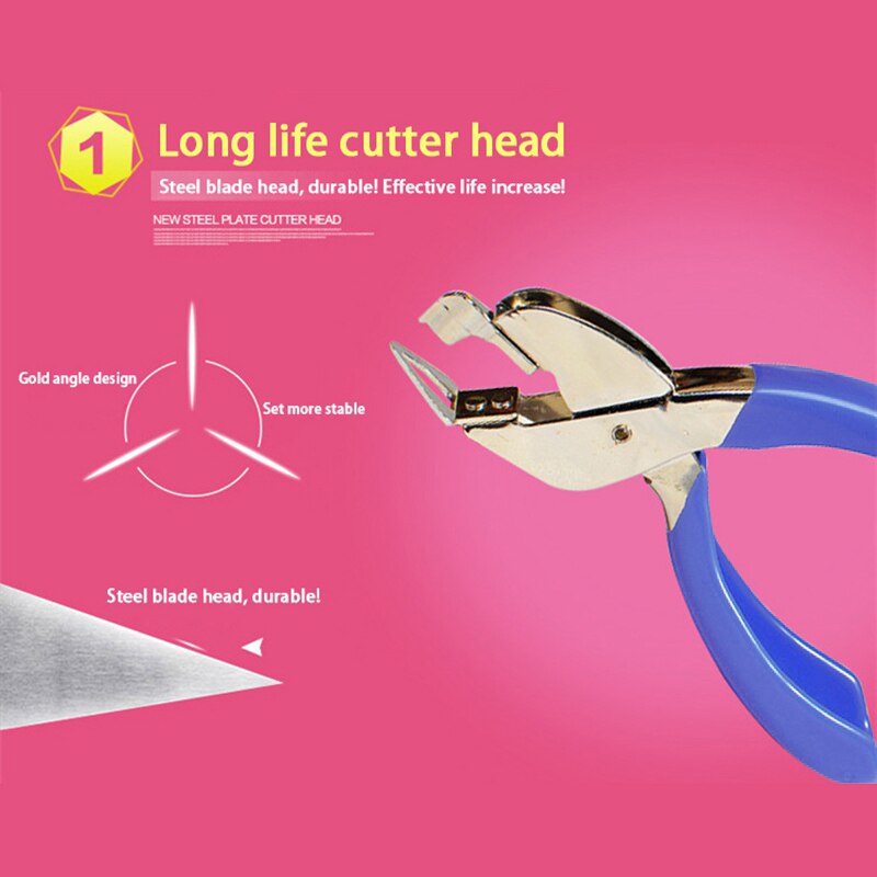 AAAJ-Handheld Staple Remover Lifter Opener Spring-loaded Staple Puller for Office School Home Use