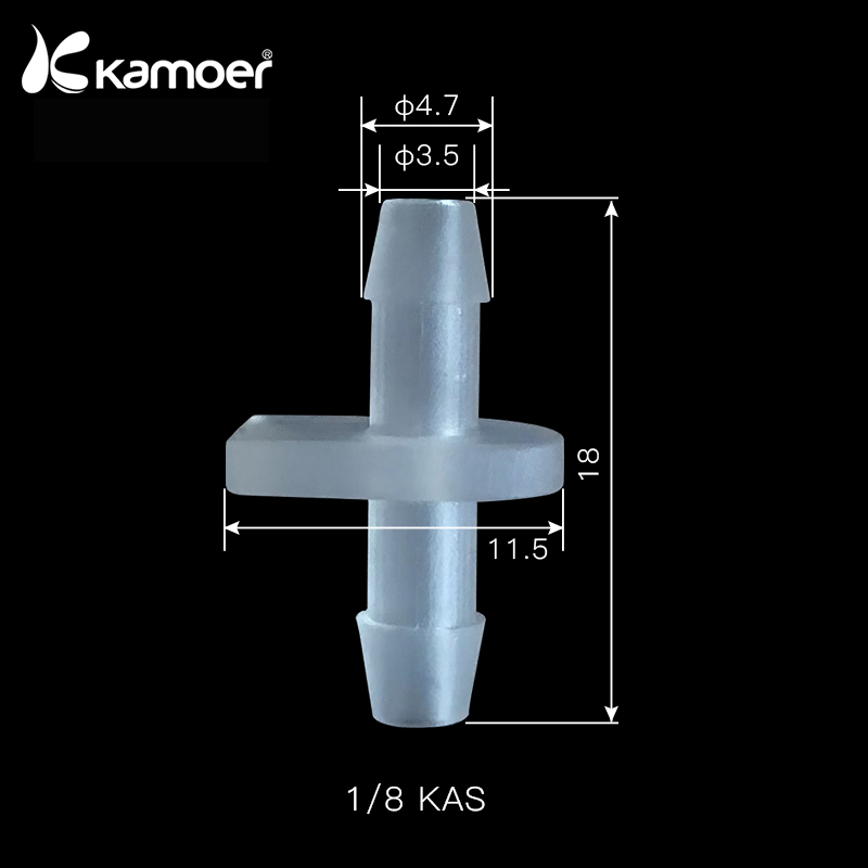 Kamoer kunststoff rohr anschluss für peristaltische flüssigkeit pumpe, 10 stück in einem paket: 1-8-1