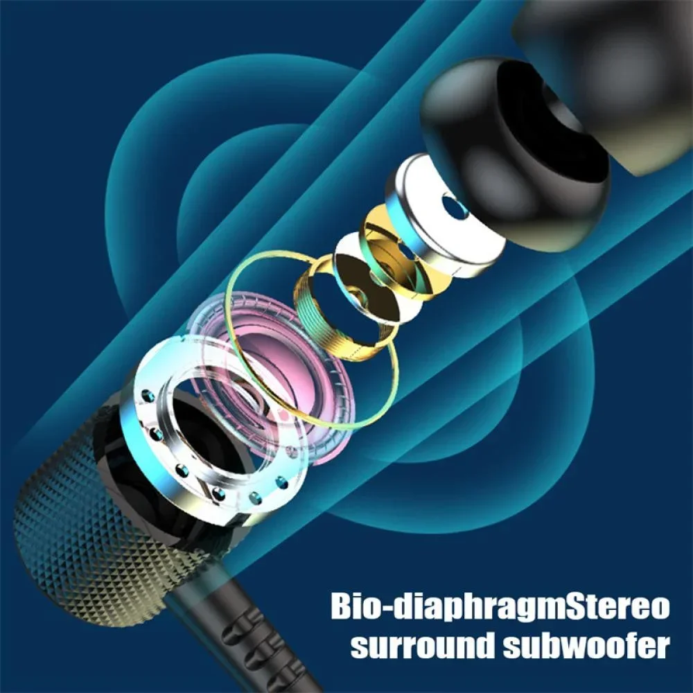 K58 Wireless Headphones Bluetooth Neckband Magnetic Earphones Sport Running Earbuds Waterproof Bluetooth 5.0 Headset With Mic