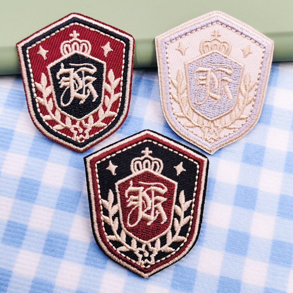 Parches de bordado de letras para ropa, insignias de la universidad, apliques de hierro para ropa, pegatinas de pantalones vaqueros, insignias, parche JK, 1 Uds.