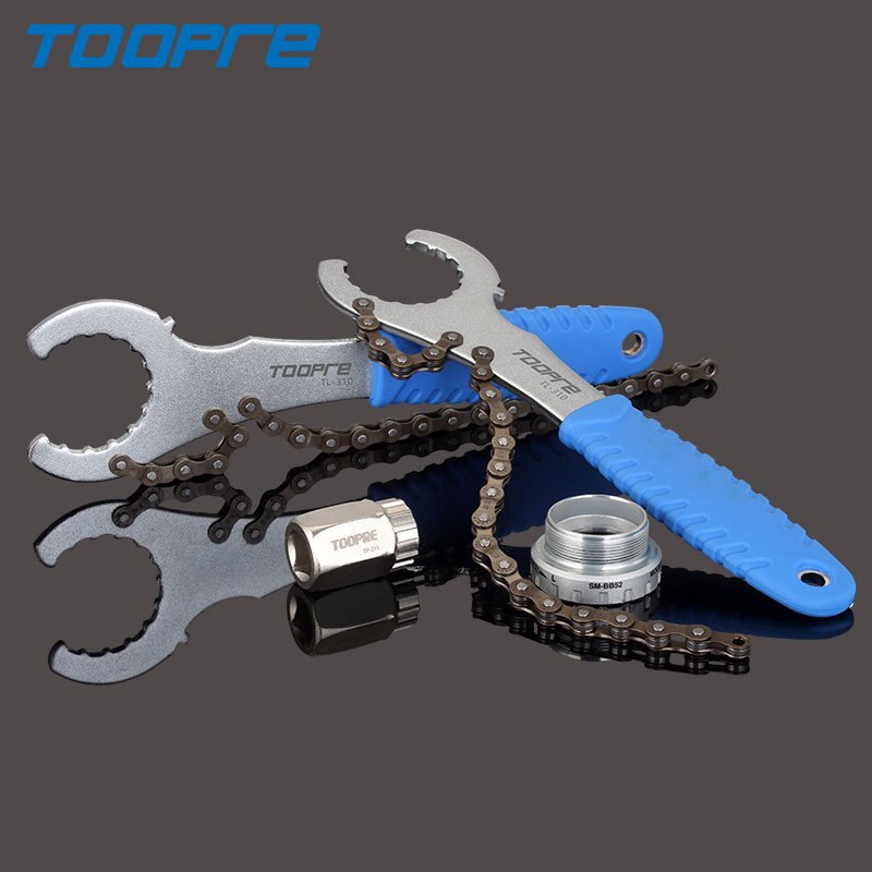 3 In 1 Fiets Freewheel Wrench Tandwiel Verwijderen Met Ketting Zweep Fiets Reparatie Tool Cassettetandwiel Remover Vliegwiel Sleutel
