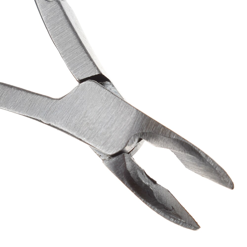 Alicates de acero inoxidable para cutículas, utensilios útiles para manicura y pedicura, 1 unidad