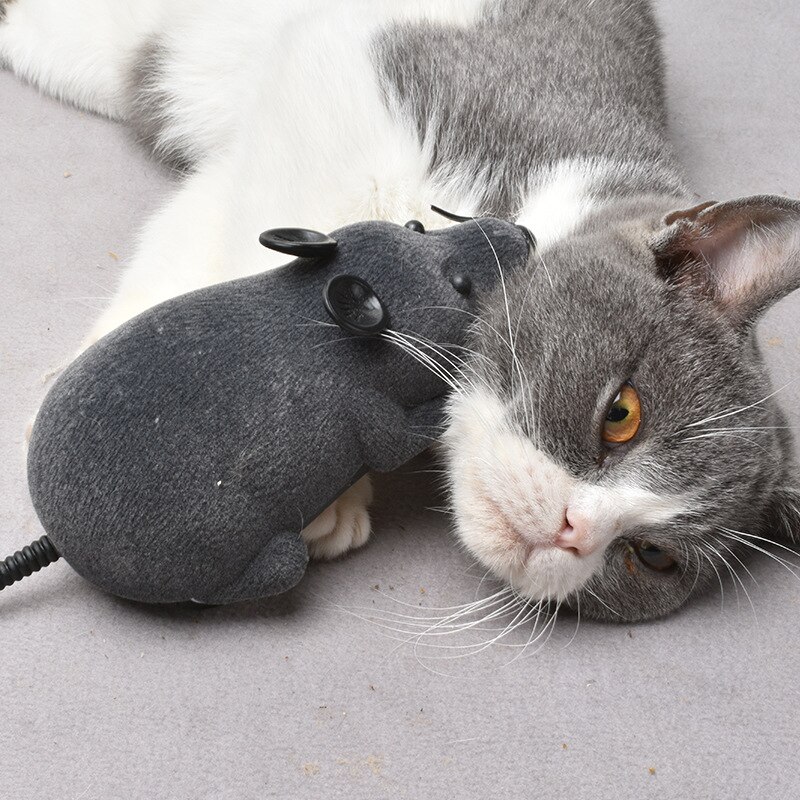 Ratón inalámbrico con Control remoto para gatos y mascotas, juguete de para gato de juguete con Control remoto electrónico por Radio infrarroja