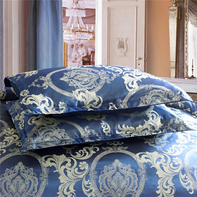 Europeisk sateng jacquard sengetøypakke dynetrekk putetrekk inkluderer ikke laken husholdningsartikler sengesett