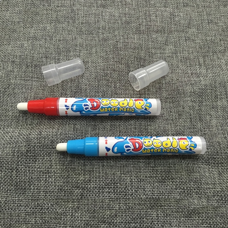 2 Stuks Water Tekening Mat Schilderen Pen Magische Pen Kind Leren Tekenen Speelgoed