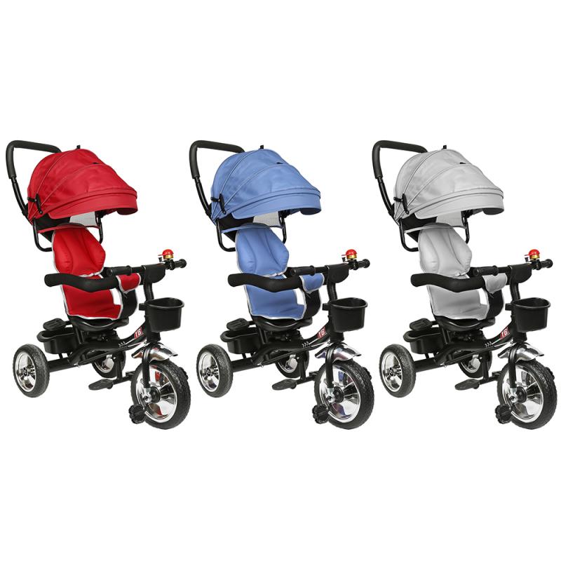 4 In 1 Infant Tricycle Folding Rotating Seat Baby Stroller Shock-absorbing 3 Wheel Bicycle Kids Bikes Stroller Baby Trolley