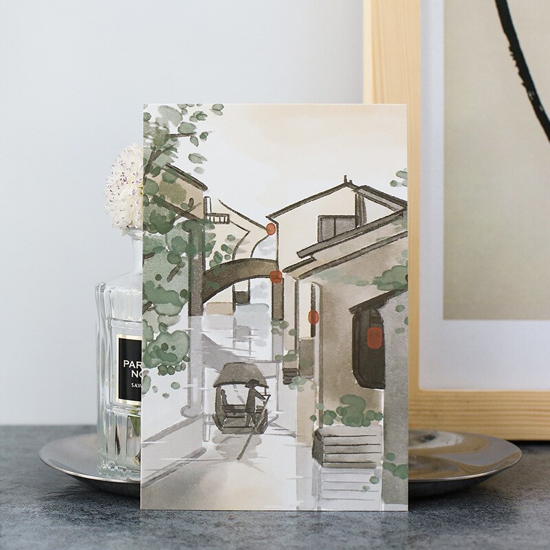 30 stks/set Creatieve Landschap Herinnering Postkaart/Wenskaart/Boodschap Kaart/Kerst En Nieuwjaar