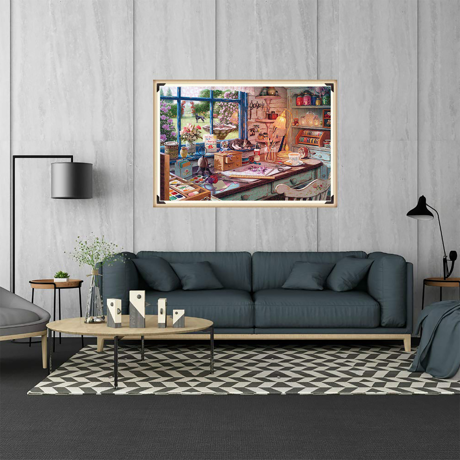 1000 Pieces After Long Year Jigsaw Puzzles for Adults Home Decor Games Family Fun Floor Puzzles Educational Toys