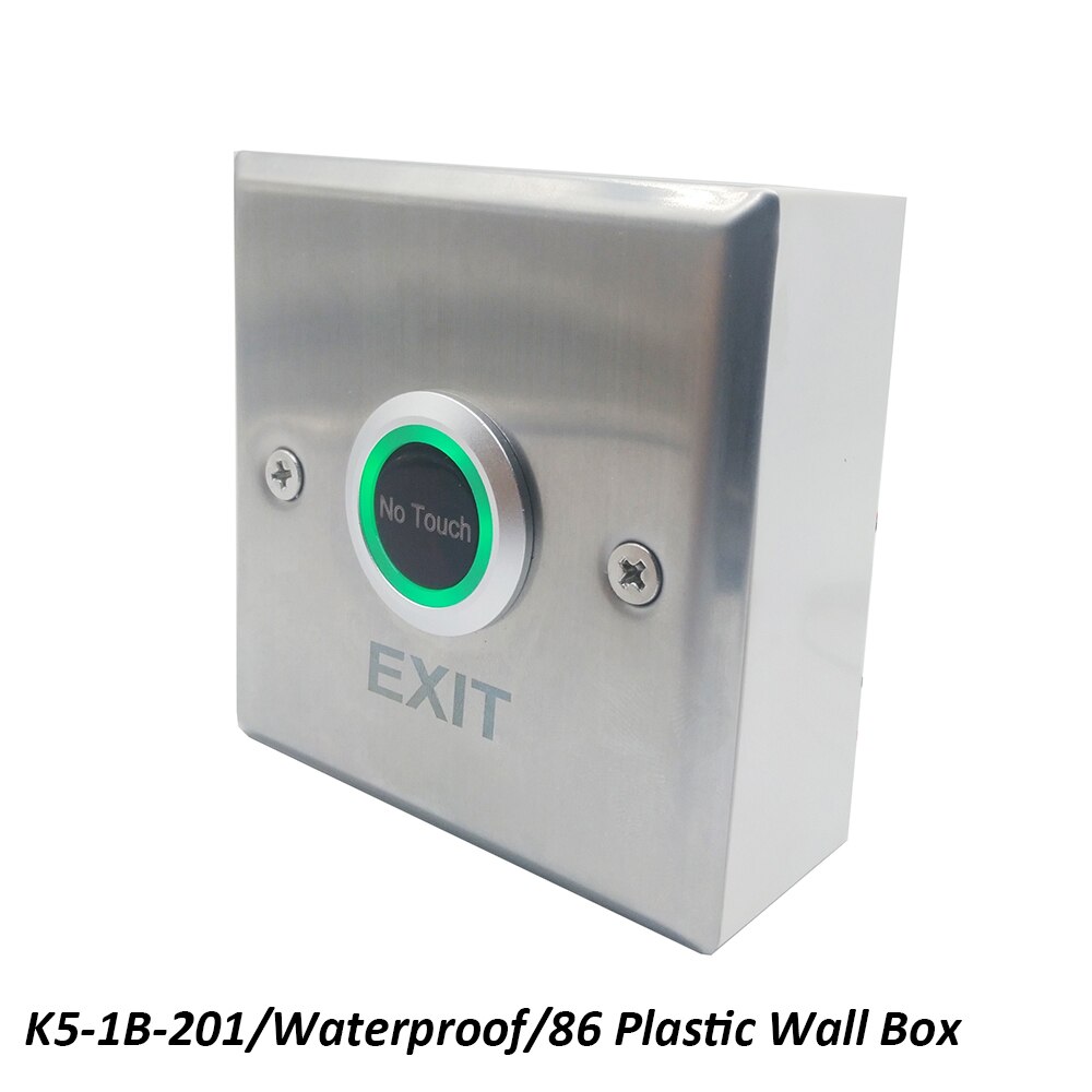 Surface Install Waterproof IP68 Outdoor No Touch Door Access control Infrared Exit Button: K5-1B201