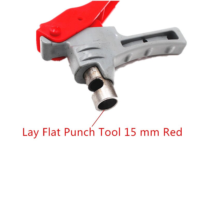 Lay Flat Punch Tool 15 mm Red Drip &amp; Layflat Agricultural Irrigation Drip Tape Hole Punch Irrigation Hose Pipe Puncher Tool