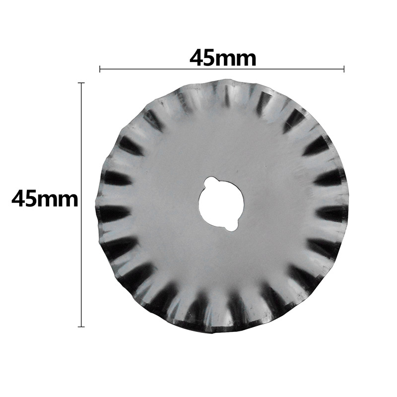 10 Pcs/Set 45mm Rotary Cutter Refill Blades for Fabric Leather Quilting Sewing UD88