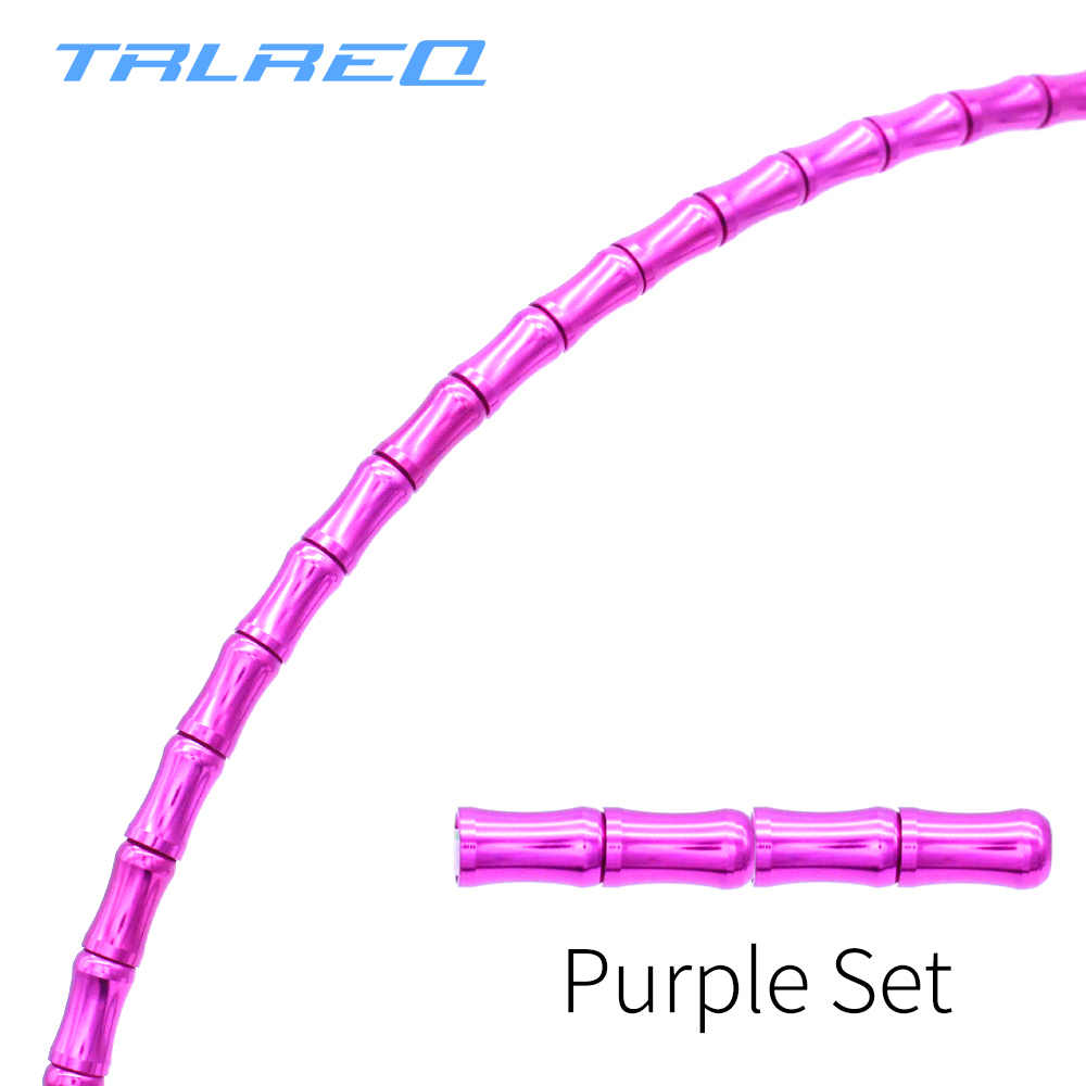 1900mm Bamboe Fiets Derailleur Shift Kabel Aluminium Links MTB Racefiets Derailleur Remkabel: Purple