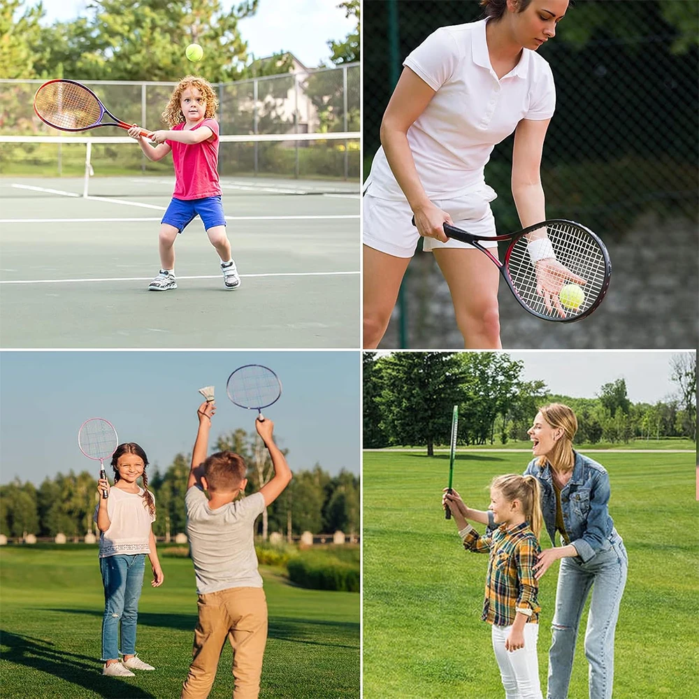 2PCS Badminton Racket Thickened Towel Grips Super Absorbent Anti-slip Cotton Towel Grip Wraps for Tennis Badminton Bike Handle