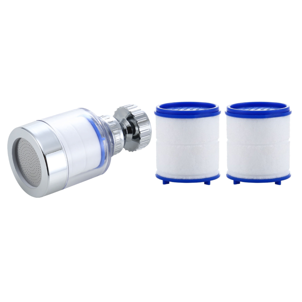 Kraanzuiveraar Waterfilter 360 ° Roterende Filters Kraan Adapter Kraanfilter Waterbesparende Kraan Mondstuk Voor Douche Keuken Badkamer: green