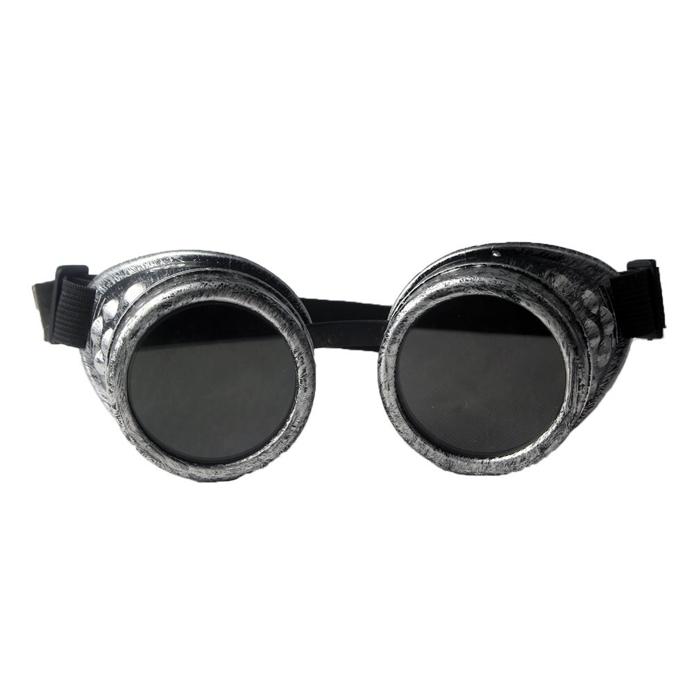 Retro motorcykel beskyttelsesbriller tunge metal steampunk gotisk stil beskyttelsesbriller til harley pilot steampunk atv cykel kobber hjelm: Stil 2