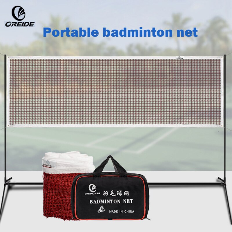 Portable Badminton Net Tennis String Standard Volleyball Mesh Badminton Training Accessories Exercise Rede Tenis