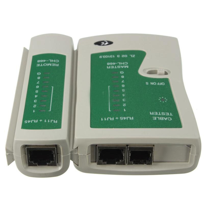 Netwerk Tester Lan Rj45 Rj11 + Krimptang Voor Ethernet Connectors