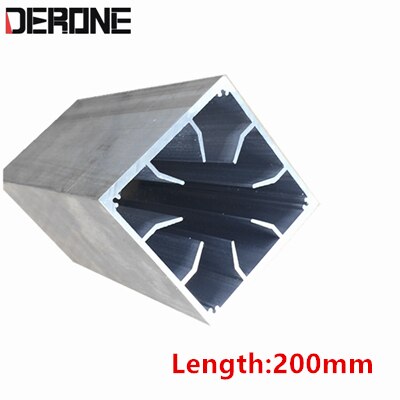 Ventilador de 8CM, radiador de potencia para túnel de viento de acoplamiento, disipador de calor, refrigeración por aire, radiador de aluminio,: Default Title
