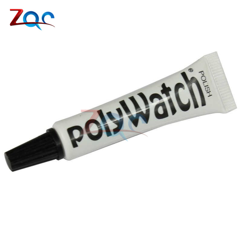 Polywatch klocka plast akryl klocka kristaller glas polish repborttagare glasögon reparation vintage 5g