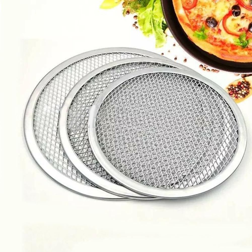 6/7/8/9/10 inch zeef bakvorm pizzaplaat gaas naadloos scherm bakvorm bakgereedschap keukennet bakvorm bakmetaal  d1 h 8