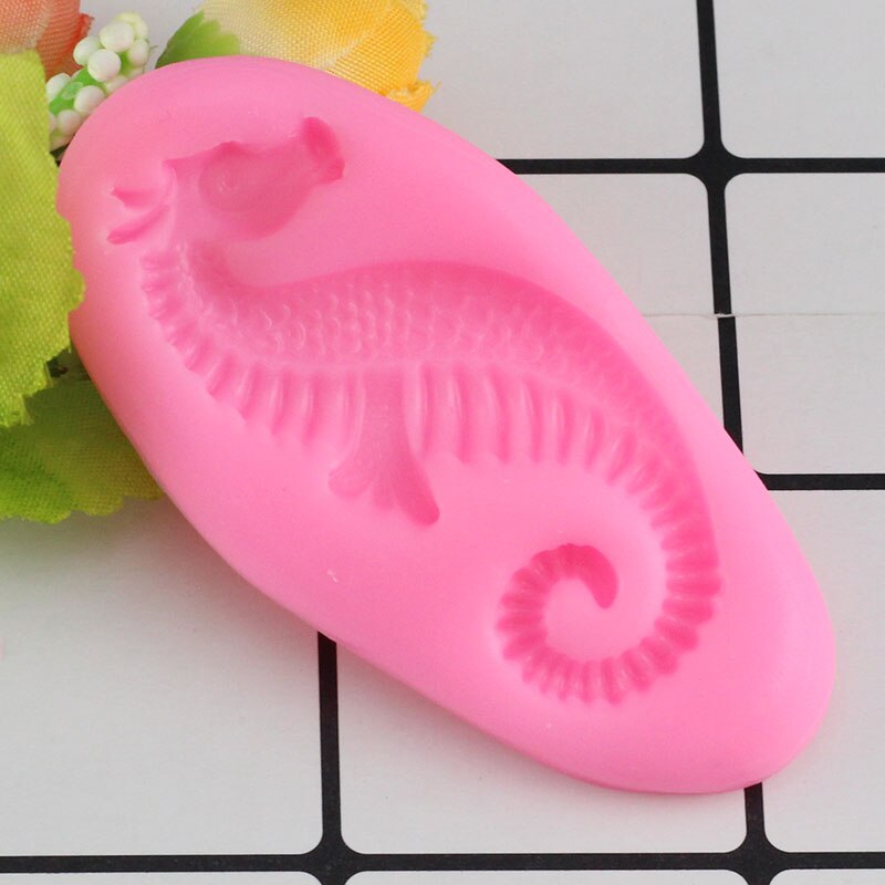 Mujiang 3d merihevonen kakku silikoni fondantti muotti sugarcraft kakun koristelu työkalut karkkia suklaa 3d askartelu saippua hartsi savi muotit