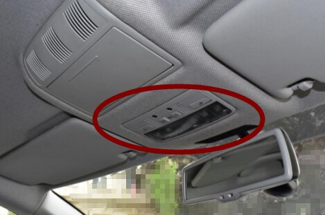 Luz de techo, lámpara de interior de lectura, ideal para V W passat, B5 3BD 947 105 2EN 3B7 947 105F 3BD947105, color gris