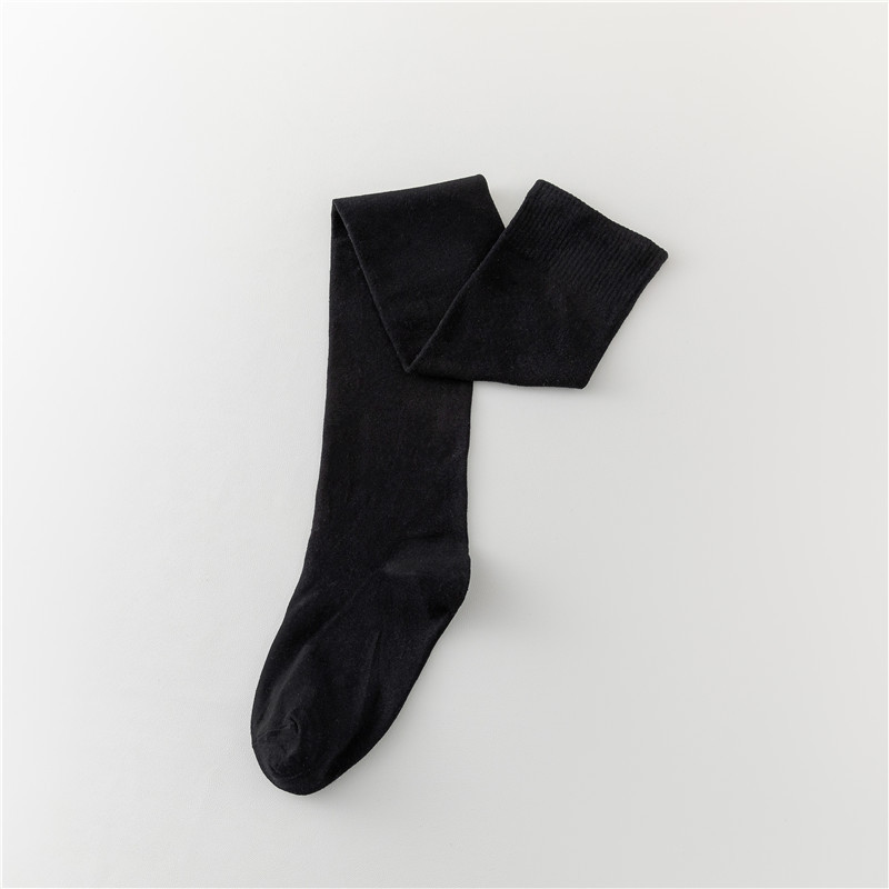 Dames Meisjes Overknee Lange Streep Dij Hoge Gestreepte Katoenen Sokken 22 Kleuren Zoet Schattig Plus Size Overknee Sokken: Donkergrijs