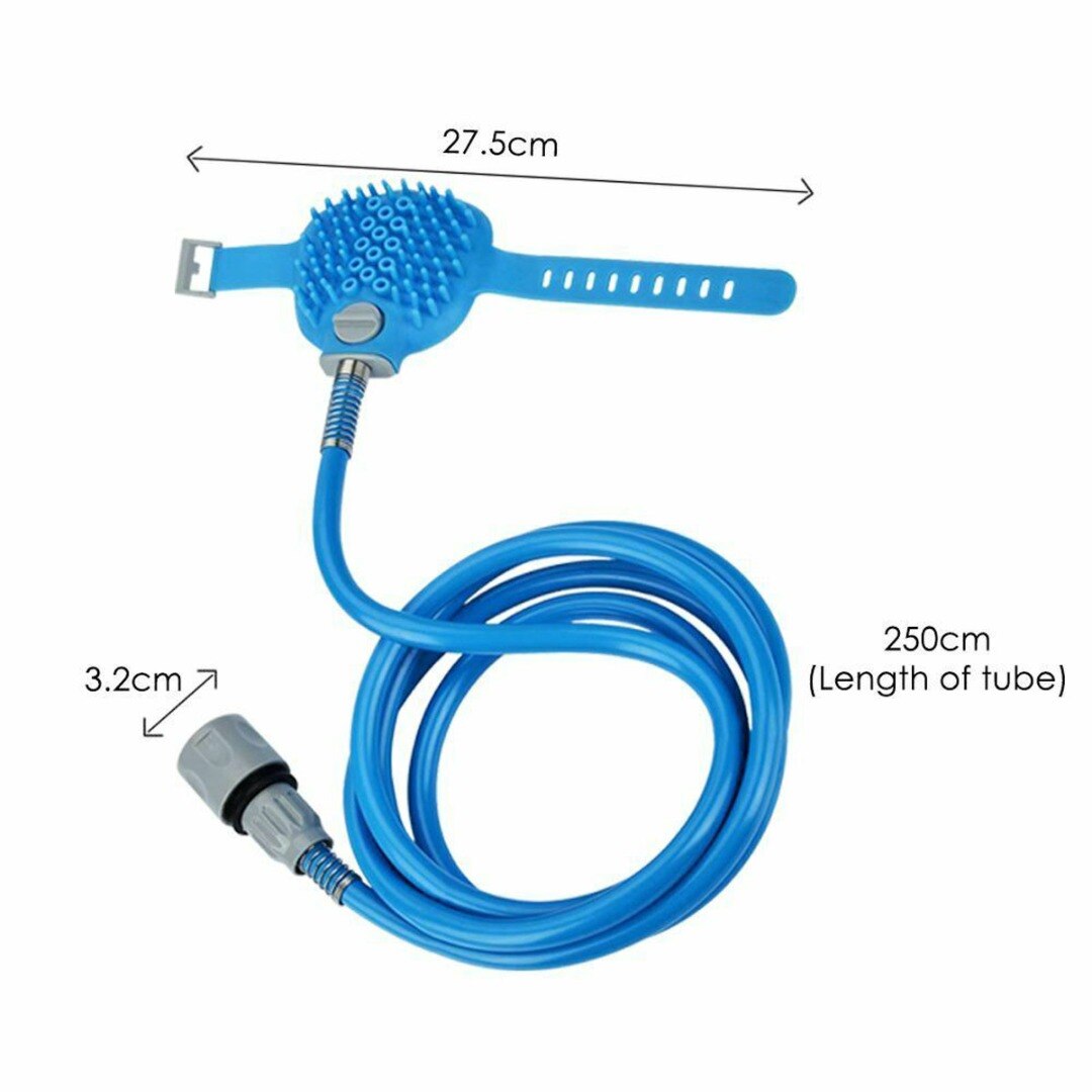 Shower Spray Adjustable Length For Dog Bathing Comfortable Massager Shower Tool Cleaning Washing Bath Sprayers