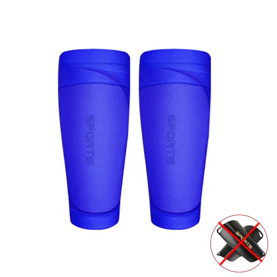 1Pair S-XL Shin Guard Sleeves EVA Foam Compression Sleeves Football Leg Sleeves Sports Soccer Youth Calf Support Men Kids Adult: M / Light Grey