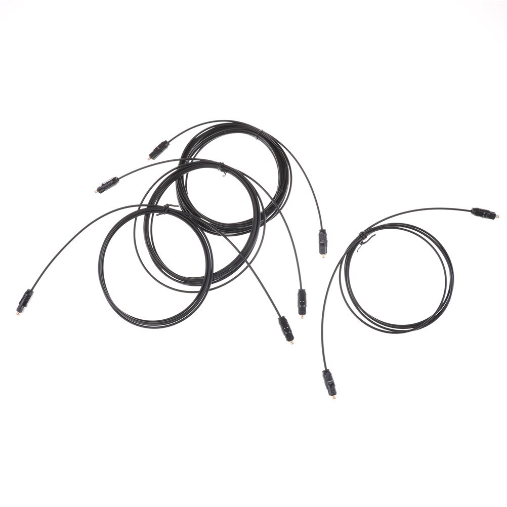 Digital Audio Optical Fiber Cable Toslink SPDIF Cord PVC For DVD VCR Player HI-FI Speaker 1.5m 2m 3m 5m